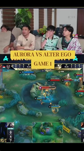 Aurora vs alter ego game 1#MLBBM7 #MLBB #mobilelegendsbangbang #wisegaming #ohmyv33nus