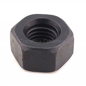 [Hot Item] Black Double Chamfered Heavy Structure Nut (M20) , ANSI B18.2.2 Carbon Steel Heavy Hex Nut