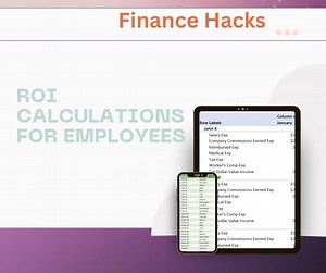 Commissioned Employee ROI (return on Investment): Excel Digital Download - Etsy