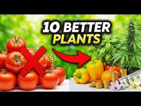Stop Growing Tomatoes! These 10 Plants Make 10X More Profit