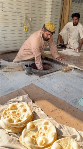 1.1K views · 24 reactions | Bread baking in a clay oven #bread #baking #food #foodie #reelsviralシ | Food Frenzy | Facebook