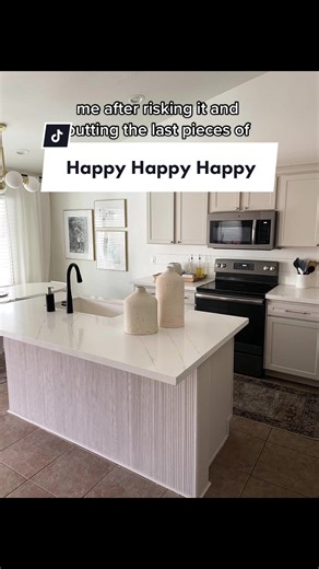 Pole Wrap DIY for Kitchen Island Transformation