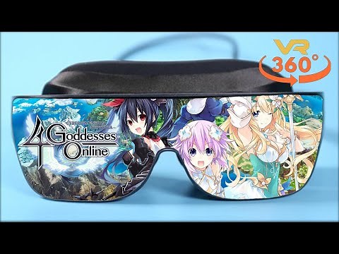 Cyberdimension Neptunia: 4 Goddesses Online VR 360° 4K Virtual Reality Gameplay