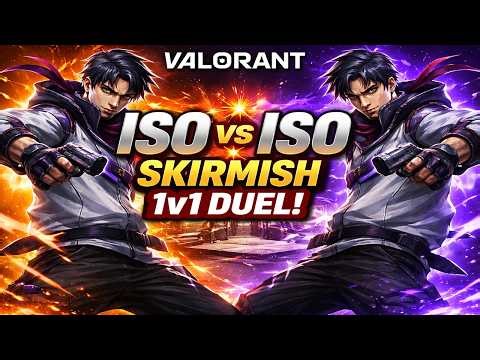 ISO vs ISO BANDIT ONLY INSANE 1v1 Skirmish Battle in Valorant #Valorant #Iso #1v1 #FPS #Gaming #Aim
