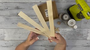 I bent these stir sticks to make a really pretty lantern! | We Craft Around