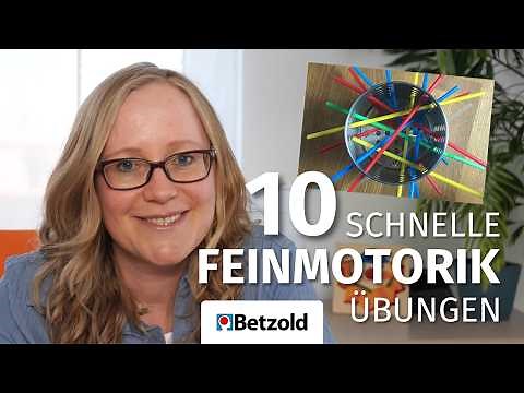10 Feinmotorik-Übungen für Kinder: Fädeln, Stecken, Kleben | Betzold