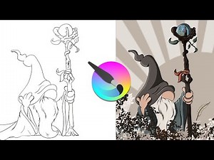 How to create a cartoon in KRITA - THE FULL PROCESS FROM START TO FINISH. 😮