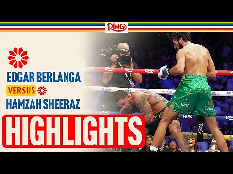 Hamzah Sheeraz KNOCKS OUT Edgar Berlanga IN HIS BACKYARD | FIGHT HIGHLIGHTS