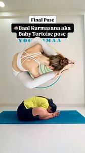 Struggling in bending & locking feet in Baby Tortoise Pose 😥😰Let’s make it easy 👍Prepare your shoulders 🪷Seated cat & cow stretch (20 reps)🪷Cat & cow shoulders drops (10 reps each side)🪷Happy puppy stretch (20 reps)🪷Side shoulders stretch (20 sec each side)Prepare your hips & hamstrings 🪷Butterfly (20 sec)🪷Dynamic Star butterfly (20 reps)🪷Folded legs forward stretch (20 reps)🪷Wide legged cat & cow stretch (20 reps)🪷Wide legged forward stretch (20 reps)Final pose preparation 🪷Butterf