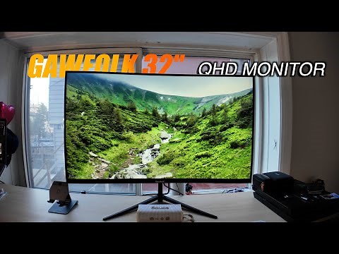 GAWFOLK 32" QHD Monitor Review: There's Some Good And There's Some Bad.
