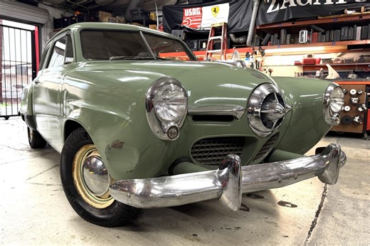 No Reserve: 1950 Studebaker Champion Deluxe 2-Door Sedan 3-Speed Project