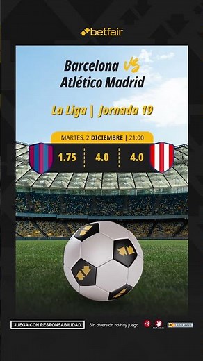 😎 Vaya partidazo nos espera en el CAMP NOU entre dos candidatos a ganar la Liga