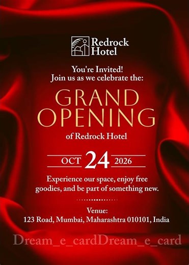 Invitation video | Digital invitation | Grand opening video