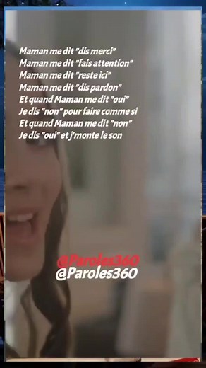 Angelina - Maman me dit (Paroles) Expliqué en Français