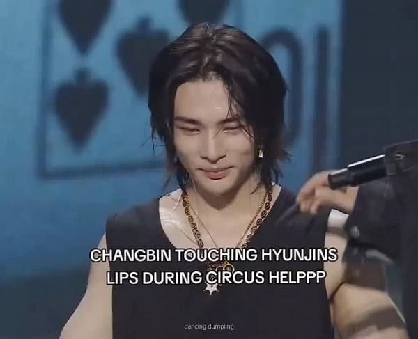 Changbin Touching Hyunjin's Lips During Circus | Stray Kids