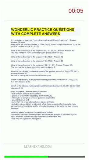 Vocabulary Wonderlic Questions and Answers La Latest