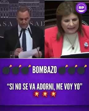 💣💣💣 bombazo 💣💣💣“si no se va adorni, me voy yo”💥💥💥