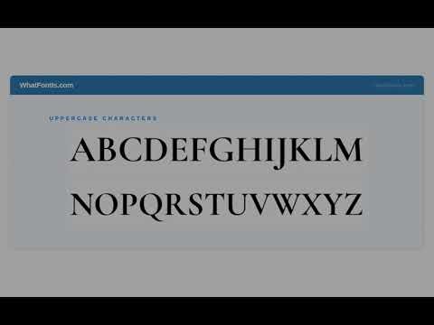 Cormorant Garamond 700 Font | Free Download | WhatFontIs.com