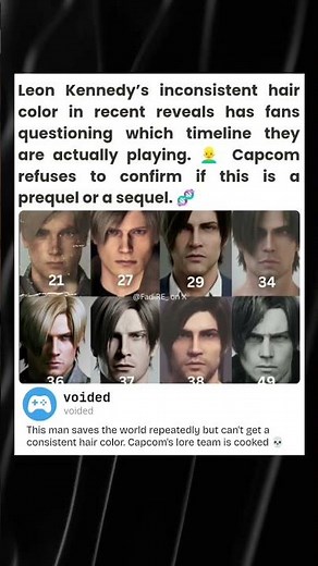 Leon Kennedy's Hair Color In RE Requiem Has Fans Completely Confused