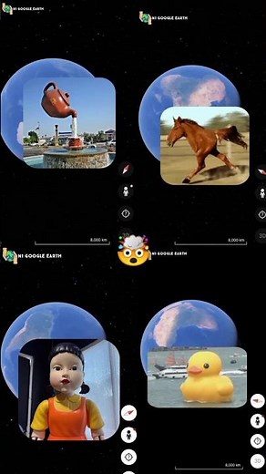 I Found 4 Creepy Places (Part-2) 🤯In Google Maps And Google Earth 🌎#shots #googleearth