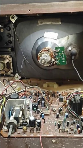 Inside a 1970s Black & White Television