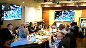 Reaction from the war room. ⛏️ | Denver Nuggets
