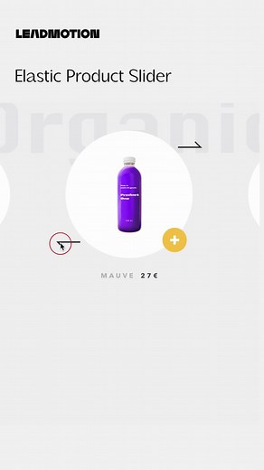 Content slideshow | Elastic product slider with bouncy navigation effect. #vuejs #cssanimation #javascript