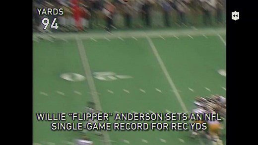 This Day in History: Los Angeles Rams wide receiver Flipper Anderson sets receiving yards record