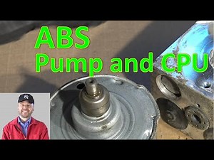 How to disassemble ABS Brake system pump and computer part