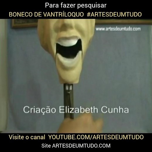 Boneco de Ventríloquo / Como fazer o corpo do boneco do ventríloquo ‪@artesdeumtudo‬
