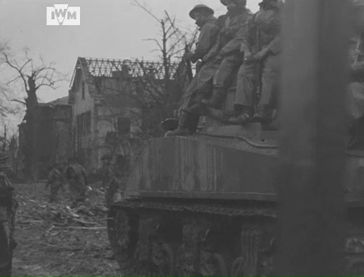 9.1K views · 480 reactions | Infantry of 43rd Division enter the German town of Kleve during Operation Veritable, 10 February 1945. Film: IWM A70 239-1 | Imperial War Museum London | Facebook