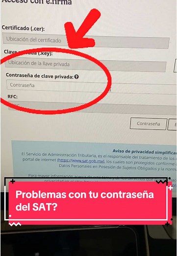 Soluciones a Problemas de Contraseña del SAT