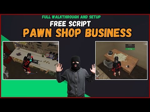 Free Script | Player Owned Pawn Shop / illegal Shop With MLO | Installation And Setup | Free Map