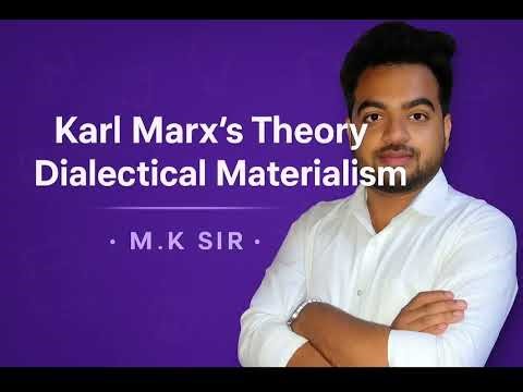 Karl Marx’s Theory of Dialectical Materialism | Explained by M.K Sir | Politify By Chani