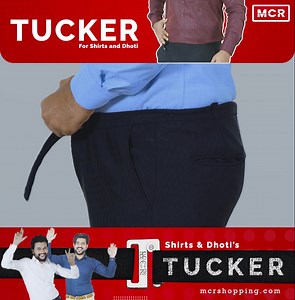 We are happy to introduce MCR new innovative Product "Tucker" www.mcrshopping.com From MCR, to the Military, to the office, or anyone looking to make a great impression, it's crucial that you don't have to think about your shirt, so you can think about the task at hand. No one likes a half-undone shirt. When you're serious about your work, you need consistency, like having your shirt tucked in all day. You need Shirt Stays. But the cheap, mass-produced foreign junk will break, fail, or rip your 