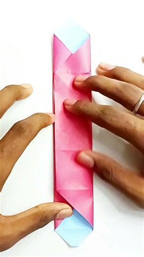 making an origami square box #origamibox #origami #papercraft