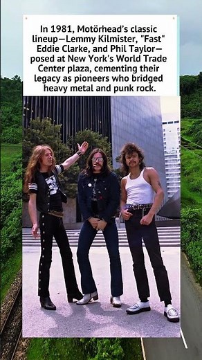 Motörhead at the World Trade Center (1981) ♠️ #Motorhead #Lemmy