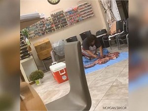 Caught on cam: Woman butchers deer inside High Point nail salon