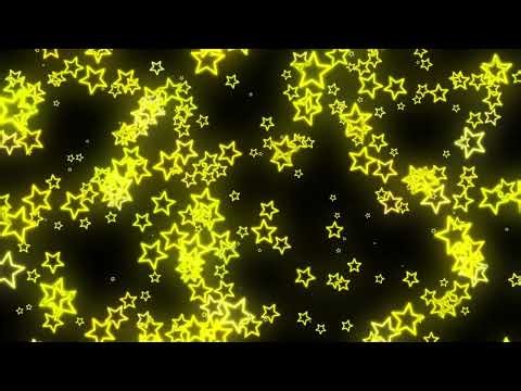 Neon Yellow Starfall 🌠 Soothing Light Piano 🌟 4K Relaxing Background