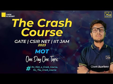 Molecular Orbital Theory | Chemistry Crash Course for GATE, CSIR NET & IIT JAM