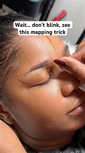 Mapping tutorial #browhealing #ombrebrows #browmapping