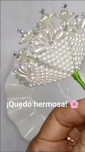 ✨ ¿Te pondrías esta flor de tembleque? 😍🌸TUTORIAL #temblequepanameño #hechoamano #Panamá
