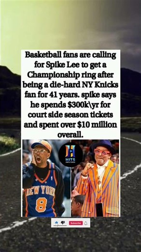 41 years. $10 million. Spike deserves a ring. 💍🏀🗽