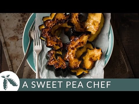 Roasted Acorn Squash - Easy Side Dish | A Sweet Pea Chef