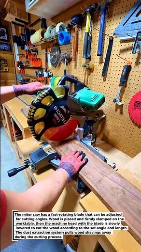 Cutting Wood with a Professional Miter Saw!