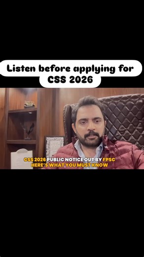 24K views · 467 reactions | CSS 2026 Public Notice Out by FPSC Here’s What You Must Know | Read Right Institute | Facebook