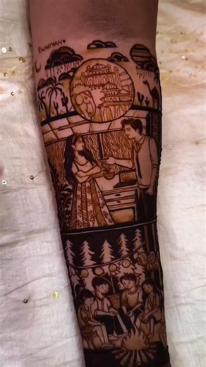 creative tattoo mehndi artist Kolkata on Instagram: "Special arrangements for wedding outher function Special moments create mehndi art Enquiry for booking 7439972851 #kolkata #reelsinstagram #mehndi #artist #wedding"