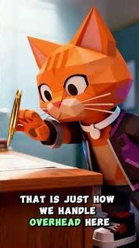 Cat Corp: Business as Paws-ible #funnycats #catshorts #petcomedy