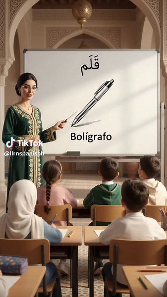 الأدوات المدرسية بالإسبانية