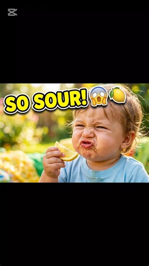 👉 “OMG! Baby Tried Lemon First Time 😱#cute #cutebaby